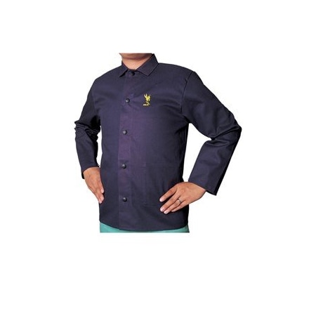 Weldas Alliance COOL FR Jacket, Material: 9 oz Cotton FR, Color: Navy blue, Size: Large 33-8830L